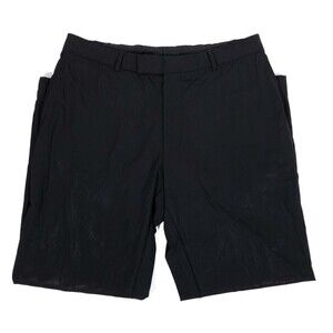 BOSS Hugo Boss James Virgin Wool Coated Dress Pant Classic Black 36 Suit Trouser